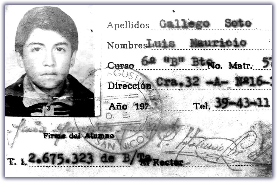 Carnet 6° Bto. - Mauricio Gallego